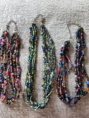 Multicolor Beaded Necklaces